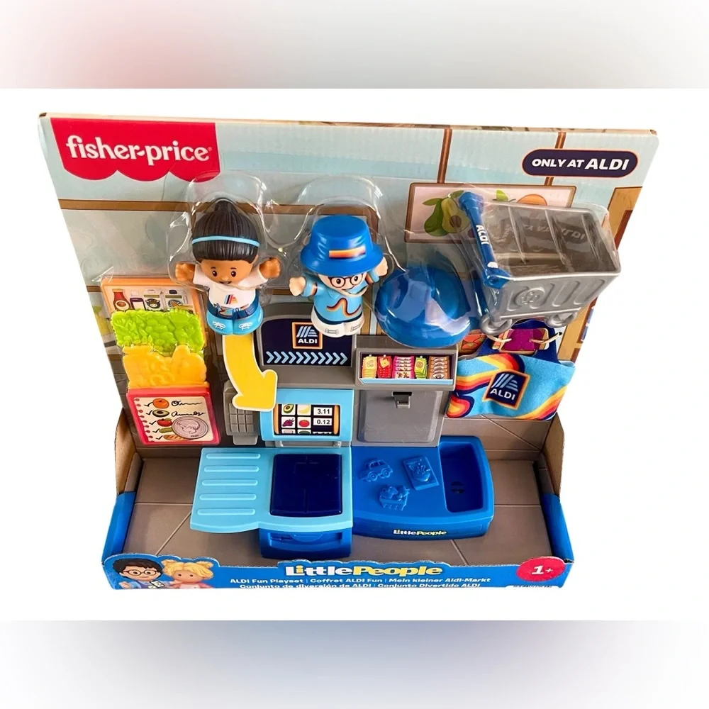 Fisher-Price Little People ALDI Fun Playset - Blue New in Original Package